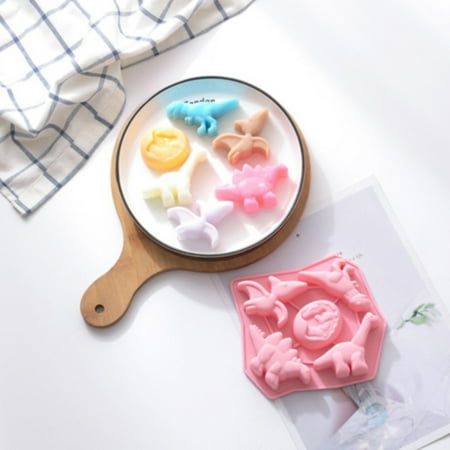 YSEINBH Dinosaur Silicone Mould Fondant Cake Chocolate Cookie Decorating Mould Cake Tools