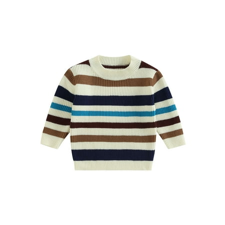 Sunisery Kid Toddler Boys Girls Sweatshirt Long Sleeve Round Neck Knitting Striped Street Party Casual Fall Spring Tops Navy 6-12 Months
Sunisery Kid Toddler Boys Girls Sweatshirt Long Sleeve Round Neck Knitting Striped Street Party Casual Fall Spring Tops Navy 6-12 Months