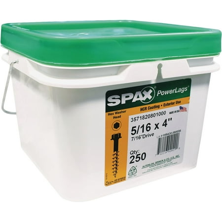 PrimeSource Spax PowerLags Exterior Hex Head Structure Screw
