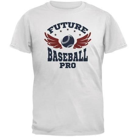Future Baseball Pro White Youth T-Shirt