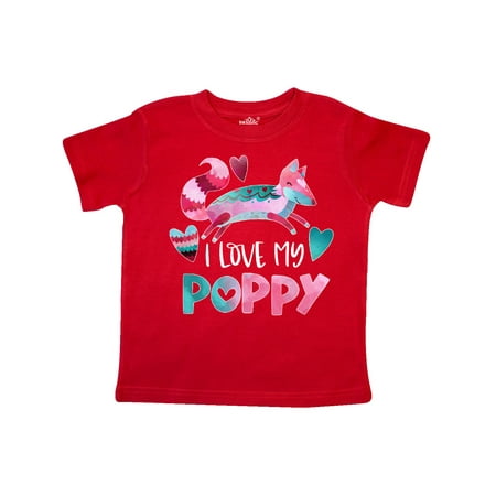 Inktastic I Love My Poppy Pink and Blue Fox with Hearts Gift Toddler Boy or Toddler Girl T-Shirt
Inktastic I Love My Poppy Pink and Blue Fox with Hearts Gift Toddler Boy or Toddler Girl T-Shirt