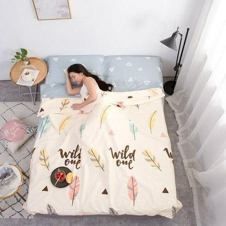 Sleeping Bag Indoor Hotel Anti-Dirty Travel Printing Bed Sheet High Quality Pure Cotton Portable Sleeping Sheet Bag
Sleeping Bag Indoor Hotel Anti-Dirty Travel Printing Bed Sheet High Quality Pure Cotton Portable Sleeping Sheet Bag