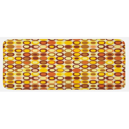 Mid Century Kitchen Mat Retro-Themed Styled Round Edged Square Pattern in Old Earth Tones Plush Decorative Kitchen Mat with Non Slip Backing 47 X 19 Brown Yellow Coral by Ambesonne
Mid Century Kitchen Mat Retro-Themed Styled Round Edged Square Pattern in Old Earth Tones Plush Decorative Kitchen Mat with Non Slip Backing 47 X 19 Brown Yellow Coral by Ambesonne