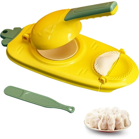 2 in 1 Dumpling Maker Manual Dough Press Dumpling Maker Machine with Spoon Empanada Maker Press Dumpling Mold Kitchen Dumpling Making Tool for Pressing Dumpling Wrappers Empanadas Maker
2 in 1 Dumpling Maker Manual Dough Press Dumpling Maker Machine with Spoon Empanada Maker Press Dumpling Mold Kitchen Dumpling Making Tool for Pressing Dumpling Wrappers Empanadas Maker