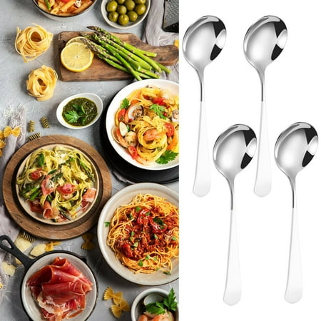 Round Spoon 304 Stainless Spoon Fork Household Cute Small Soup Spoon Thick Round Bottom Eating Spoon
Round Spoon 304 Stainless Spoon Fork Household Cute Small Soup Spoon Thick Round Bottom Eating Spoon