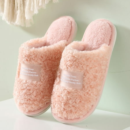 Women Slippers Autumn And Winter Fashion And Comfortable Home Interior Warm Thick Bottom Soft Nonslip Pink 8
Women Slippers Autumn And Winter Fashion And Comfortable Home Interior Warm Thick Bottom Soft Nonslip Pink 8