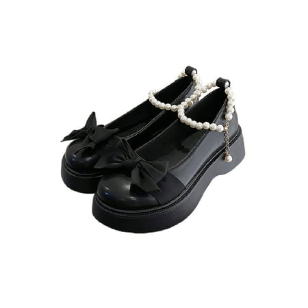 Wazshop Womens Dress Shoe Bowknot Mary Jane Ankle Strap Casual Walking Shoes Buckle Platform Loafers Ladies Mid Heel Lightweight Black 7.5
Wazshop Womens Dress Shoe Bowknot Mary Jane Ankle Strap Casual Walking Shoes Buckle Platform Loafers Ladies Mid Heel Lightweight Black 7.5