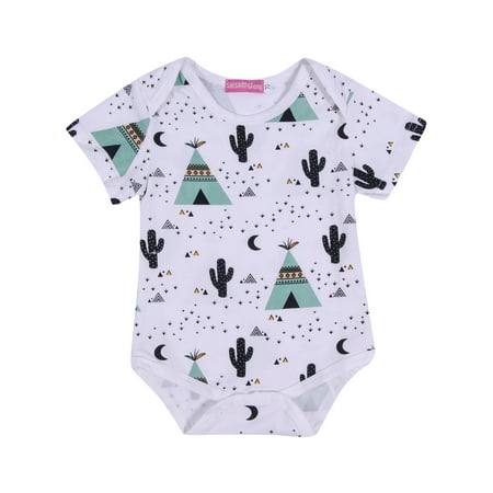 Emmababy Baby Boys Romper Infant Girls Jumpsuit Bodysuit Clothes Outfit