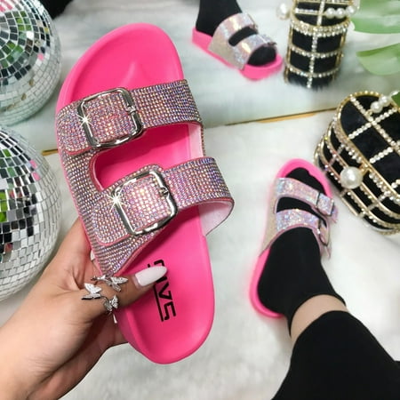 Ovzne Memory Foam Slippers For Women Womens House Slippers Summer Gradient Color Soft Hasp Flat Fashion Rhinestone Sandals Women S Shoes My Pillow Slippers
Ovzne Memory Foam Slippers For Women Womens House Slippers Summer Gradient Color Soft Hasp Flat Fashion Rhinestone Sandals Women S Shoes My Pillow Slippers