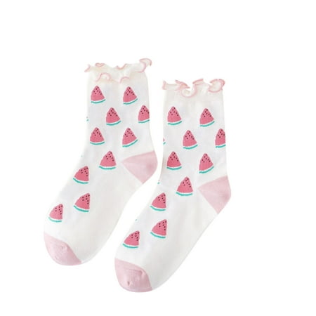 Soft Socks For Women Female Autumn And Winter Fruit Printing Matching Thickened Warm Mid Tube Socks Female Thick Socks
Soft Socks For Women Female Autumn And Winter Fruit Printing Matching Thickened Warm Mid Tube Socks Female Thick Socks