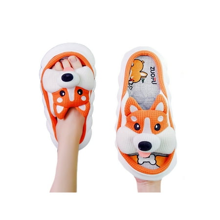 Daeful Mens Comfort Open Toe Warm Shoes Bedroom Casual House Slippers Unisex Indoor Outdoor Non-slip Lightweight Platform Cozy Slides Home Slipper Dog-Corgi 7-7.5
Daeful Mens Comfort Open Toe Warm Shoes Bedroom Casual House Slippers Unisex Indoor Outdoor Non-slip Lightweight Platform Cozy Slides Home Slipper Dog-Corgi 7-7.5