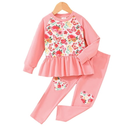 Esaierr Girls Dress Sweatshirt Dress 2PCS Outfits for Toddler Kids Crewneck Printed Sweater Dress Leggings Set Spring Fall Clothing 3-7 Years
Esaierr Girls Dress Sweatshirt Dress 2PCS Outfits for Toddler Kids Crewneck Printed Sweater Dress Leggings Set Spring Fall Clothing 3-7 Years