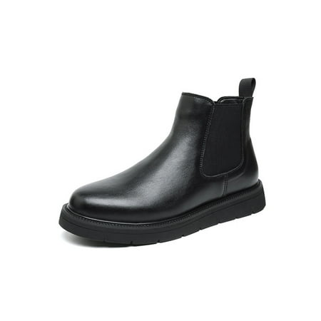 Ymiytan Mens Ankle Boots Elastic Winter Shoes Pull On Chelsea Boot Walking Short Booties Slip Resistant Round Toe Shoe Plush Lining Black 8.5
Ymiytan Mens Ankle Boots Elastic Winter Shoes Pull On Chelsea Boot Walking Short Booties Slip Resistant Round Toe Shoe Plush Lining Black 8.5