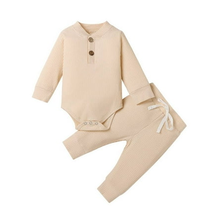 PBaeM Infant Baby Solid Patchwork Long Sleeve Romper Pant 2Pcs Set Sizes 0-24M
PBaeM Infant Baby Solid Patchwork Long Sleeve Romper Pant 2Pcs Set Sizes 0-24M