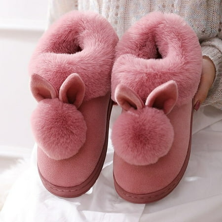CoCopeaunt Autumn Winter Fluffy Slippers New Rabbit Ear Home Indoor Slides Warm Shoes Womens Cute Plush Slippers
CoCopeaunt Autumn Winter Fluffy Slippers New Rabbit Ear Home Indoor Slides Warm Shoes Womens Cute Plush Slippers
