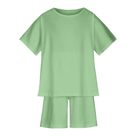Herrnalise Baby Clothes Baby Boys Girl Comfortable Solid Color Short Sleeve Cotton T-shirt Top Shorts Set Button-Up Shorts and Tee Playwear Set 3-14 years
Herrnalise Baby Clothes Baby Boys Girl Comfortable Solid Color Short Sleeve Cotton T-shirt Top Shorts Set Button-Up Shorts and Tee Playwear Set 3-14 years