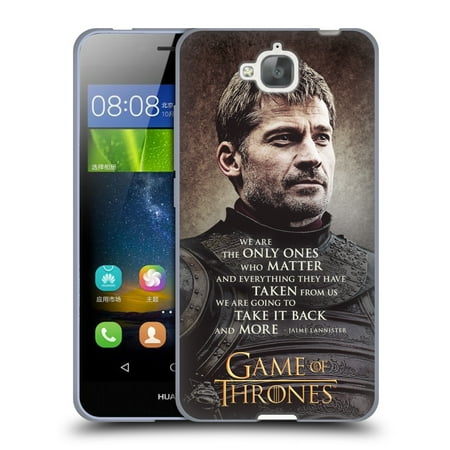 OFFICIAL HBO GAME OF THRONES CHARACTER QUOTES SOFT GEL CASE FOR HUAWEI PHONES 2