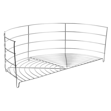 NUOLUX 1pc Stainless Steel Semicircular Frying Pan Shelf Heat-resistance Oil Drain Rack