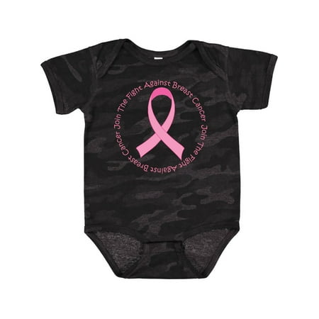 Inktastic Fight Against Breast Cancer Gift Baby Girl Bodysuit