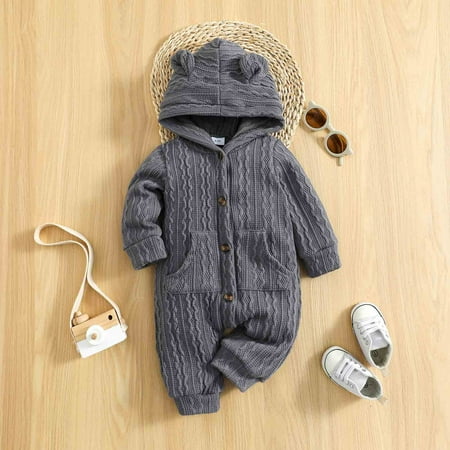 Qazqa Boys Girls Long Sleeve Ribbed Hooded Romper Toddler Jumpsuit With Pocket Clothes
Qazqa Boys Girls Long Sleeve Ribbed Hooded Romper Toddler Jumpsuit With Pocket Clothes