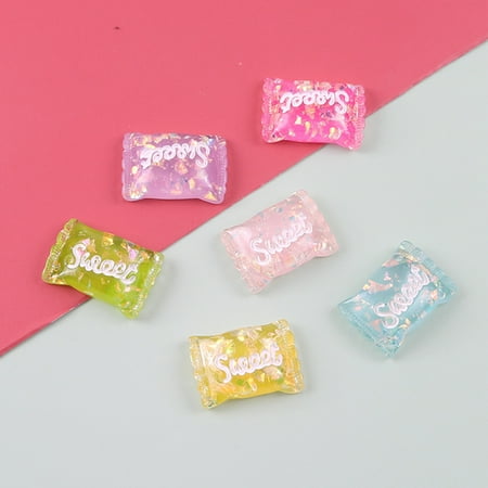10PCS Bear Candy Food Refrigerator Magnets Korea Stereo Resin Home Decoration