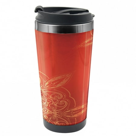 Mandala Travel Mug Radiant Romantic Design Steel Thermal Cup 16 oz by Ambesonne
Mandala Travel Mug Radiant Romantic Design Steel Thermal Cup 16 oz by Ambesonne