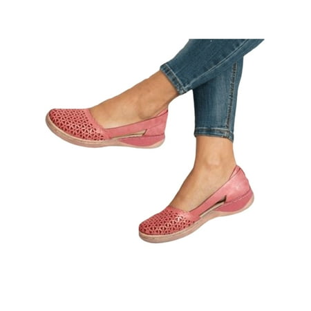Fangasis Womens Shoes Hollow Breathable Slip On Summer Beach Walking Non Slip Sandals for Ladies
Fangasis Womens Shoes Hollow Breathable Slip On Summer Beach Walking Non Slip Sandals for Ladies