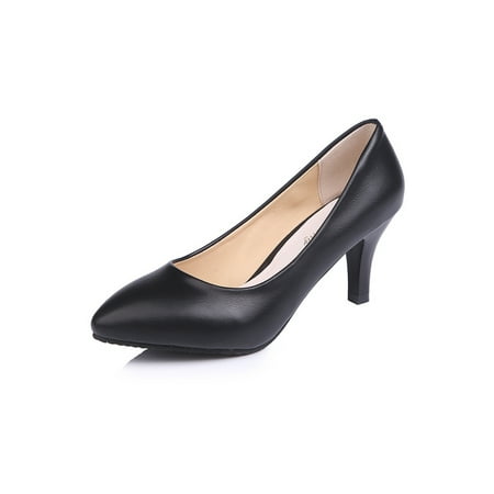 Ritualay Ladies Pumps Slip On Stiletto Heels High Heel Dress Shoes Casual Formal Office Shoe Womens Women Pointed Toe Black 7cm 6.5
Ritualay Ladies Pumps Slip On Stiletto Heels High Heel Dress Shoes Casual Formal Office Shoe Womens Women Pointed Toe Black 7cm 6.5