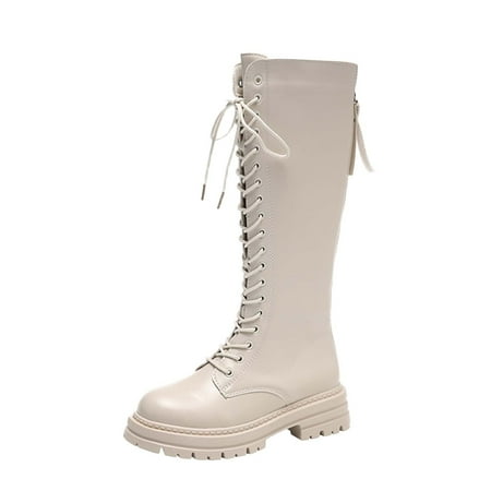 ZIZOCWA Earth Shoes Women Women S Leather Boots Knee High Womens Shoes Fashion Solid Color Boots Round Toe Lace Up Back Zipper Womens High Boots Zipper Boot
ZIZOCWA Earth Shoes Women Women S Leather Boots Knee High Womens Shoes Fashion Solid Color Boots Round Toe Lace Up Back Zipper Womens High Boots Zipper Boot