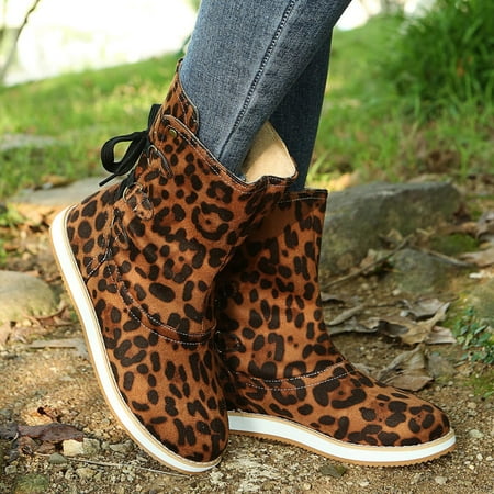 Egmy Winter Boots for Women Shoes Flat Comfortable Outdoor Non-Slip Outdoor Mid-Calf Boots Brown 38
Egmy Winter Boots for Women Shoes Flat Comfortable Outdoor Non-Slip Outdoor Mid-Calf Boots Brown 38