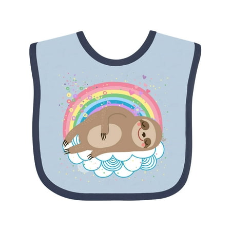 Inktastic Sloth Lover Cute Animal Gift Baby Girl Bib