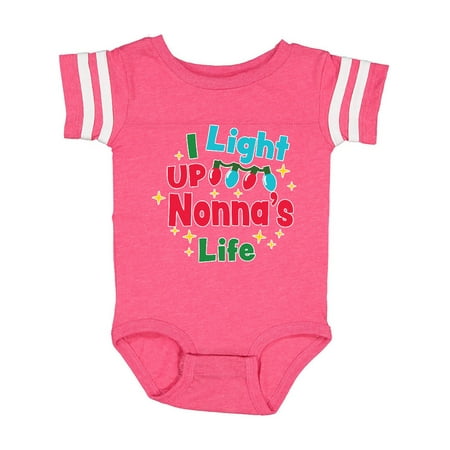 Inktastic Christmas I Light up Nonna s Life Gift Baby Boy or Baby Girl Bodysuit
Inktastic Christmas I Light up Nonna s Life Gift Baby Boy or Baby Girl Bodysuit