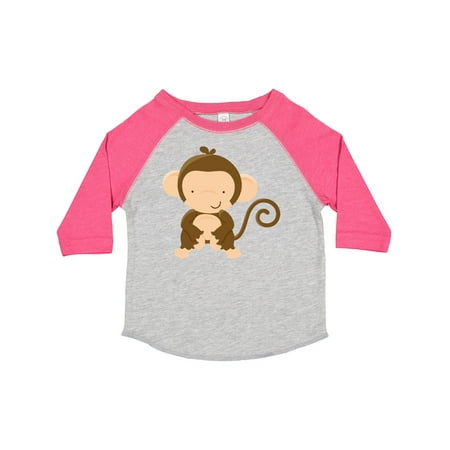 Inktastic Happy Monkey Gift Toddler Boy or Toddler Girl T-Shirt