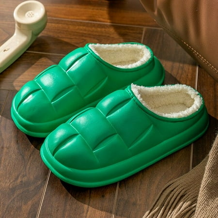 CoCopeanut New Women Slippers Warm Plush Home Shoes Waterproof Eva Upper Removable Plush Lining Couple Warm Indoor Cotton Shoes Slippers
CoCopeanut New Women Slippers Warm Plush Home Shoes Waterproof Eva Upper Removable Plush Lining Couple Warm Indoor Cotton Shoes Slippers