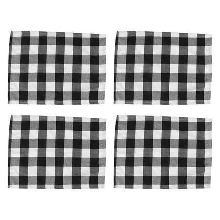 4 Pcs Black White Placemat Table Mat Tableware Plate Placemat for Daily Placement Farmhouse Decoration Family Dinner Barbecue and Etc
4 Pcs Black White Placemat Table Mat Tableware Plate Placemat for Daily Placement Farmhouse Decoration Family Dinner Barbecue and Etc