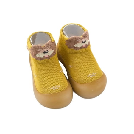 Ritualay Baby Slippers Rubber Sole Socks Prewalker Floor Sock Shoes Non-Slip Lightweight Slipper Bedroom House First Walking Home Shoe Ginger Yellow 6C
Ritualay Baby Slippers Rubber Sole Socks Prewalker Floor Sock Shoes Non-Slip Lightweight Slipper Bedroom House First Walking Home Shoe Ginger Yellow 6C