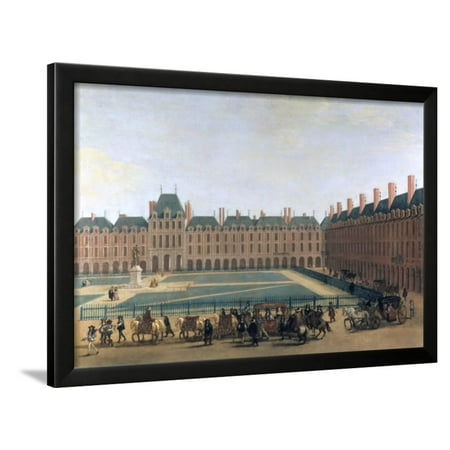 Passage of the King and the Regent, the Place Royale, C1655 Framed Print Wall Art