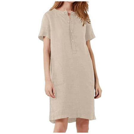 Qufokar Maternity Fall Dress Women Summer Outfits Dress Solid Womens Short And Cotton Fashion Sleeve Loose Linen Casual Color Women S Dress
Qufokar Maternity Fall Dress Women Summer Outfits Dress Solid Womens Short And Cotton Fashion Sleeve Loose Linen Casual Color Women S Dress