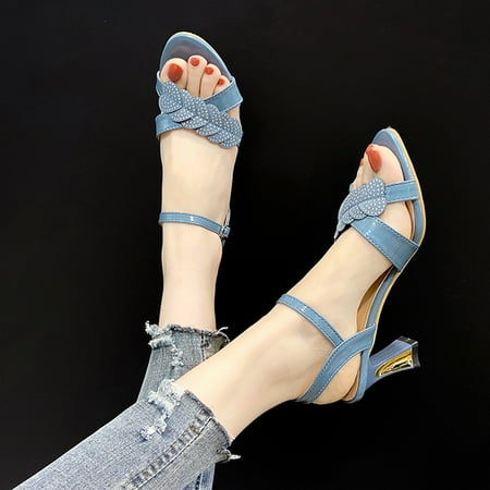 HIBRO Fashion Spring Snd Summer Women Sandals Thick Heels High Heels Open Toe Rhinestones Casual Style
HIBRO Fashion Spring Snd Summer Women Sandals Thick Heels High Heels Open Toe Rhinestones Casual Style