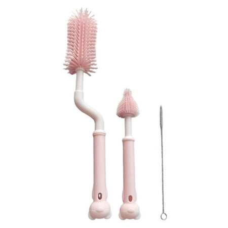 Silicone Bottle Brush | 360 Degree Rotation Kid Bottle Brush Cleaner Set | Reusable Cleaning Brush For Breast Pumps Milk Storage Bags Straws. All-Round Cleaning Sturdy Bristles 3 Pcs
Silicone Bottle Brush | 360 Degree Rotation Kid Bottle Brush Cleaner Set | Reusable Cleaning Brush For Breast Pumps Milk Storage Bags Straws. All-Round Cleaning Sturdy Bristles 3 Pcs