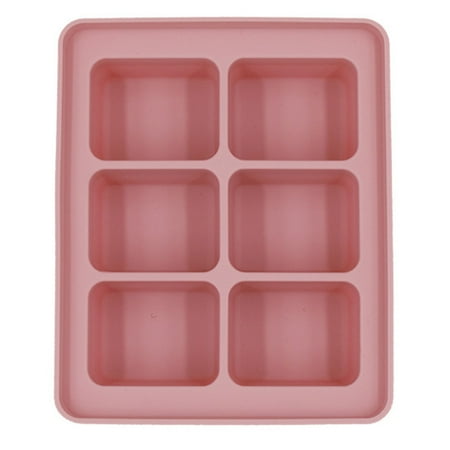 Silicone Ice Cubes Stencils 6 Grids with Lids Reusable BPA Free for Family Party Pink 1PCS
Silicone Ice Cubes Stencils 6 Grids with Lids Reusable BPA Free for Family Party Pink 1PCS