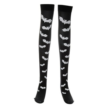 Guiyong 1 Pair Halloween Bats Pattern Over The Knee High Socks Long Socks for Women (70cm Black)
Guiyong 1 Pair Halloween Bats Pattern Over The Knee High Socks Long Socks for Women (70cm Black)