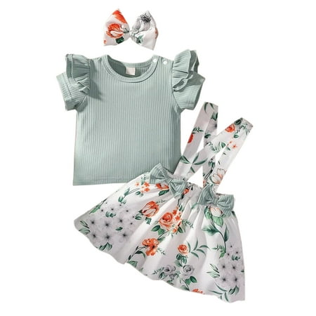 ZIZOCWA Toddler Girl Summer Clothes Babys Girls Summer Short Sleeve Clothes Floral Suspenders Skirt Baby Suit Home Baby Easter Outfit 4T Girl Outfits 5 Piece Baby Baby Outfits for Girls 3-6 Months T
ZIZOCWA Toddler Girl Summer Clothes Babys Girls Summer Short Sleeve Clothes Floral Suspenders Skirt Baby Suit Home Baby Easter Outfit 4T Girl Outfits 5 Piece Baby Baby Outfits for Girls 3-6 Months T