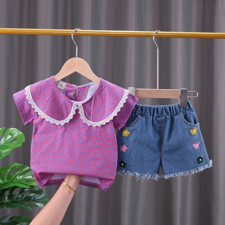 kpoplk Outfits 3Pcs Baby Girl Outfit Short Sleeve Bunny Romper Bodysuit Waffle Shorts Headband Clothes Set(Pink)
kpoplk Outfits 3Pcs Baby Girl Outfit Short Sleeve Bunny Romper Bodysuit Waffle Shorts Headband Clothes Set(Pink)