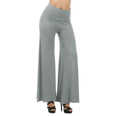 Thanth Women Capri Pants Plus Size Long Leg Wide Pants Chic