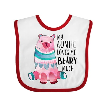 Inktastic My Auntie Loves Me Beary Much with Cute Bear Gift Baby Boy or Baby Girl Bib
Inktastic My Auntie Loves Me Beary Much with Cute Bear Gift Baby Boy or Baby Girl Bib