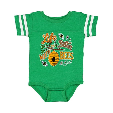 Inktastic Life is Better with Bees with Beehive Illustration Gift Baby Boy or Baby Girl Bodysuit
Inktastic Life is Better with Bees with Beehive Illustration Gift Baby Boy or Baby Girl Bodysuit