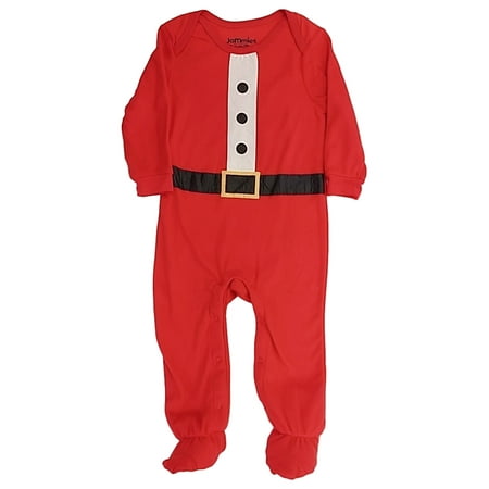 Infant Boys Santa Suit Fleece Christmas Footie Sleeper Pajama Sleep N Play 18M