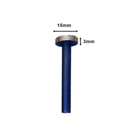 6mm shank diamond sintered Mounted Points carving grinding head Wheel T-shape
