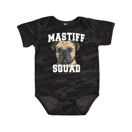 Inktastic Dog Mastiff Squad Gift Baby Boy or Baby Girl Bodysuit
